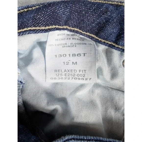 Riders by Lee Relaxed Fit Straight Leg Dark Indigo Jeans - Picture 6 of 12